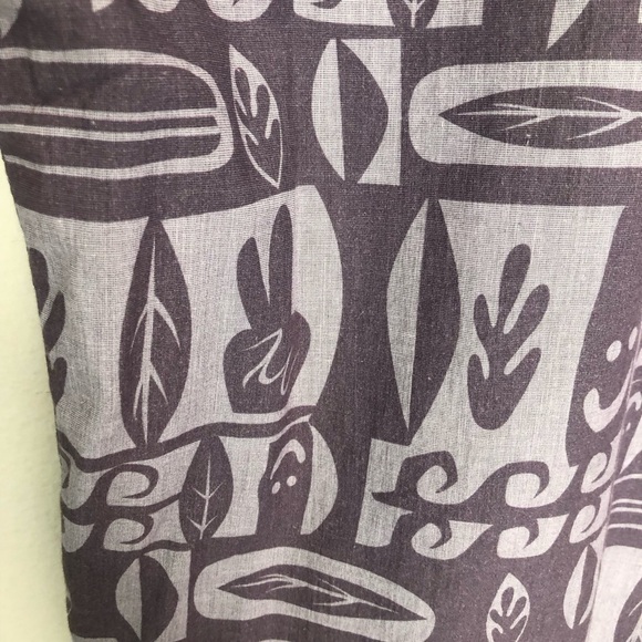 Sanuk Men’s Block Print Button Down Shirt - Picture 10 of 11